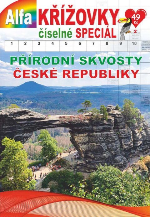 neuveden: Křížovky číselné speciál 2/2021 - Přírodní skvosty ČR