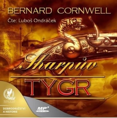 Cornwell Bernard: Sharpův tygr - CDmp3 (Čte Luboš Ondráček)