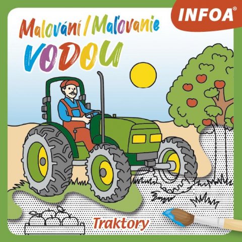 neuveden: Malování / Maľovanie vodou - Traktory / Traktory