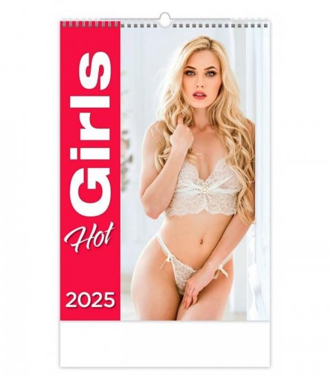 neuveden: Kalendář nástěnný 2025 - Hot Girls