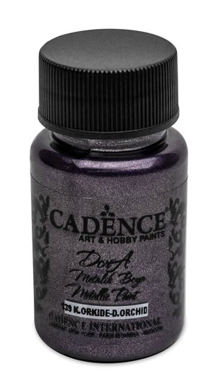 neuveden: Metalická akrylová barva Cadence Dora Metalic - tmavá orchidej / 50 ml neuveden: Metalická akrylová barva Cadence Dora Metalic - tmavá orchidej / 50 ml