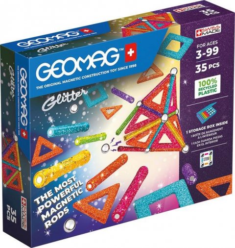neuveden: Geomag Glitter Recycled 35 dílků