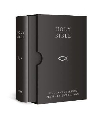 King James Version: HOLY BIBLE: King James Version (KJV) Black Presentation Edition