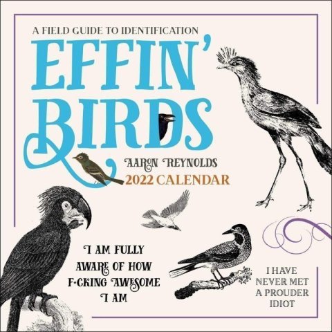 Reynolds Aaron: Effin´ Birds 2022 Wall Calendar