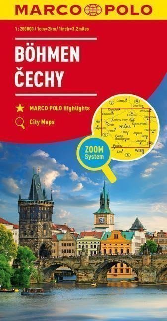 neuveden: Böhmen, Čechy 1:200 000 / regionální mapa (Zoom System)