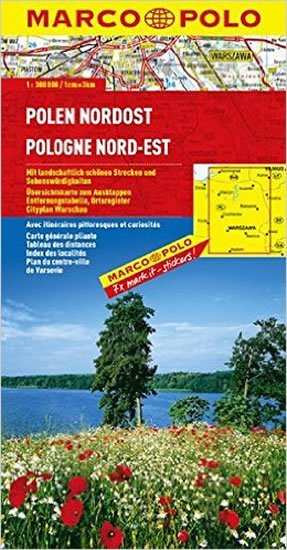 neuveden: Polsko Nordost / mapa 1:300T MD