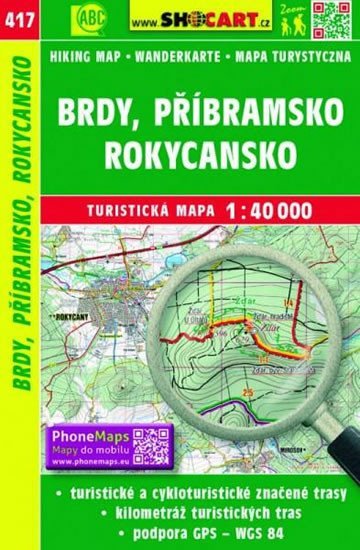 neuveden: SC 417 Brdy, Příbramsko, Rokycansko 1:40 000