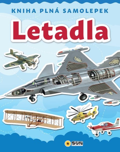 : Kniha plná samolepek - Letadla