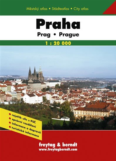 neuveden: Praha 1:20 000 (městský atlas) - spirála