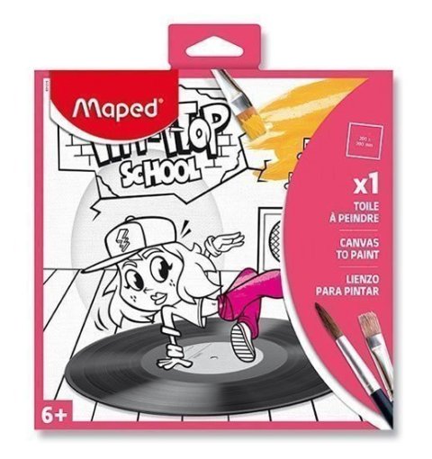 neuveden: Malířské plátno Maped s předkresleným motivem 20 x 20 cm