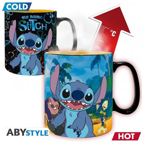 neuveden: Lilo & Stitch Měnící keramický hrnek (objem 460 ml)