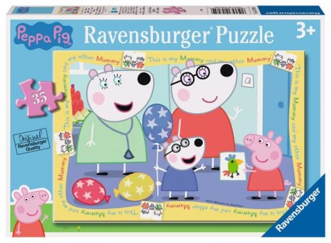 neuveden: Puzzle Prasátko Peppa s kamarádkou 35 dílků