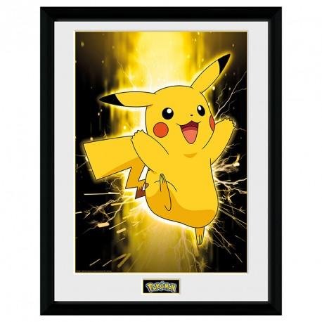 neuveden: Pokémon Zarámovaný plakát -Pikachu