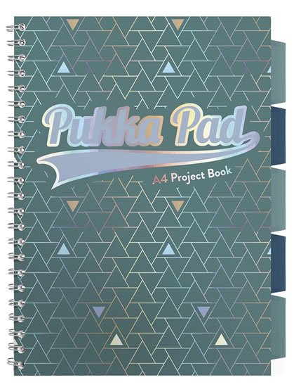 neuveden: Pukka Pad Projektový blok Glee A4, papír 80g, 100 listů, zelený