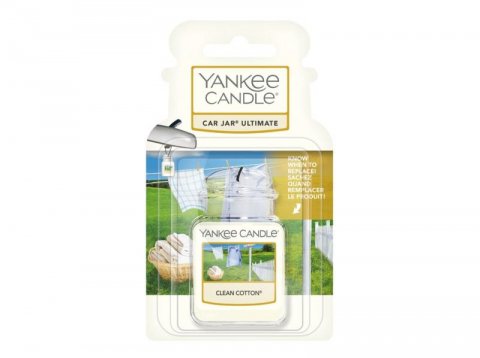 neuveden: YANKEE CANDLE Clean Cotton vůně do auta visačka gelová