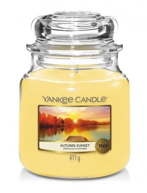 neuveden: YANKEE CANDLE Autumn Sunset svíčka 411g