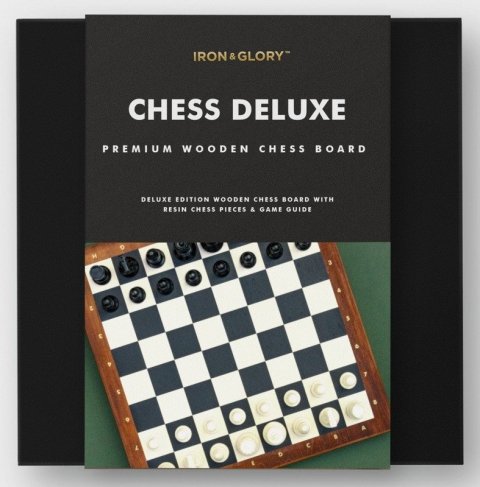 : Šachy dřevěné Deluxe