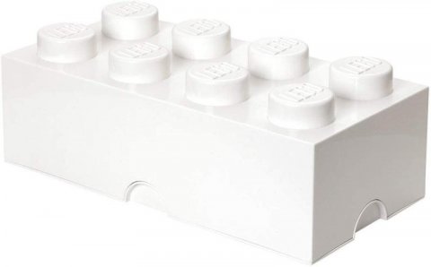 neuveden: Úložný box LEGO 8 - bílý