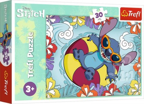 neuveden: Puzzle Lilo  Stitch: Na prázdninách 30 dílků