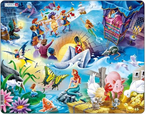neuveden: Puzzle MAXI - Pohádky H.CH.Andersena/33 dílků
