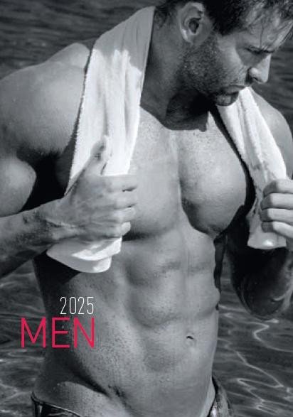 neuveden: Kalendář 2025 Men, nástěnný, 34 x 48,5 cm