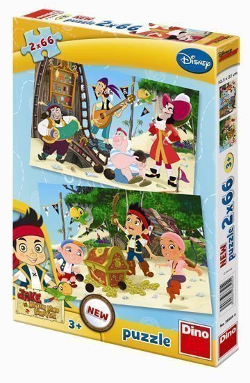 neuveden: Jake a Piráti - puzzle 2 motivy v balení