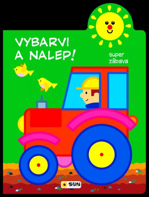 neuveden: Traktor 2-3 roky: Vybarvi a nalep neuveden: Traktor 2-3 roky: Vybarvi a nalep