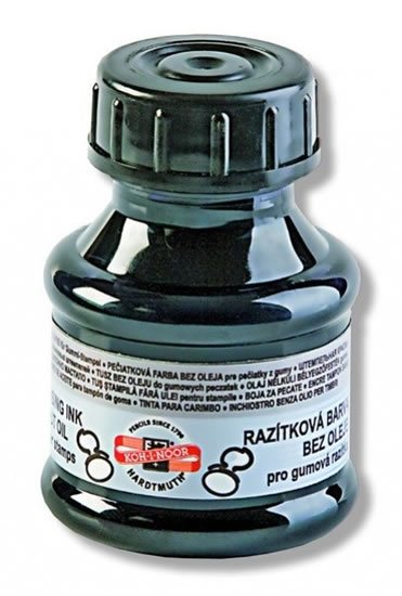 neuveden: Koh-i-noor razítková barva 50 g černá neuveden: Koh-i-noor razítková barva 50 g černá