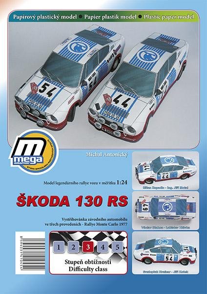 Antonický Michal: Škoda 130RS Rallye Monte Carlo Antonický Michal: Škoda 130RS Rallye Monte Carlo