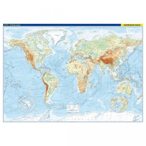 neuveden: Svět – fyzická mapa 1 : 22 000 000 neuveden: Svět – fyzická mapa 1 : 22 000 000
