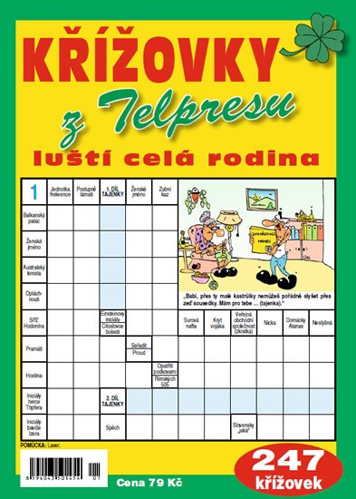 neuveden: Křížovky z Telpresu luští celá rodina - 247 křížovek 2/2015