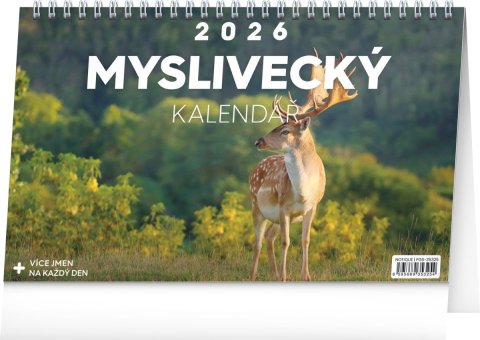 neuveden: Kalendář 2026 stolní: Myslivecký, 23,1 x 14,5 cm