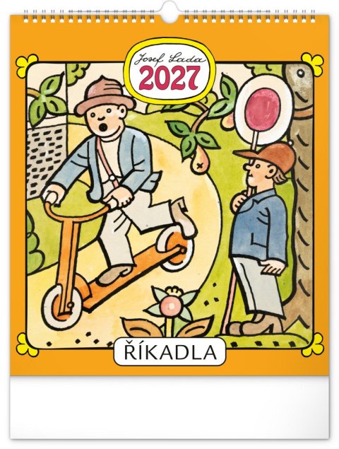 : Kalendář 2027 nástěnný: Josef Lada – Říkadla, 30 x 34 cm