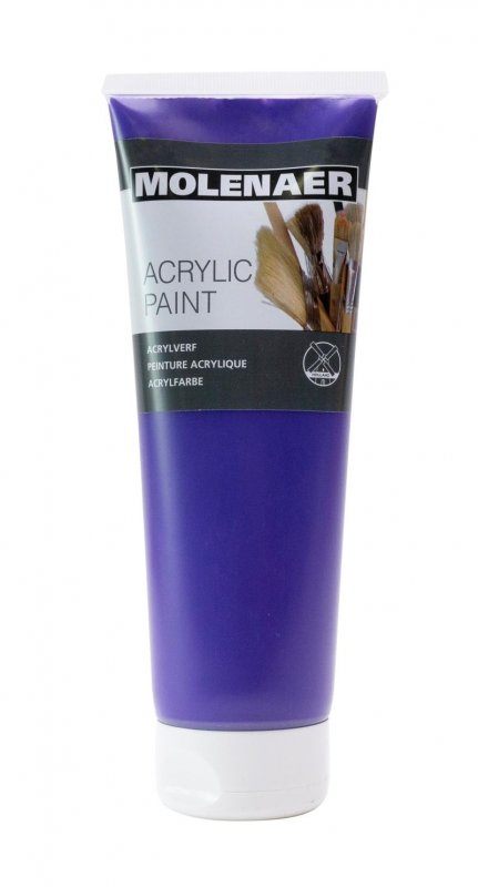 neuveden: Molenaer akrylová barva 250 ml - fialová