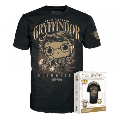 neuveden: Funko POP Tee: Harry Potter - Quidditch (velikost M)