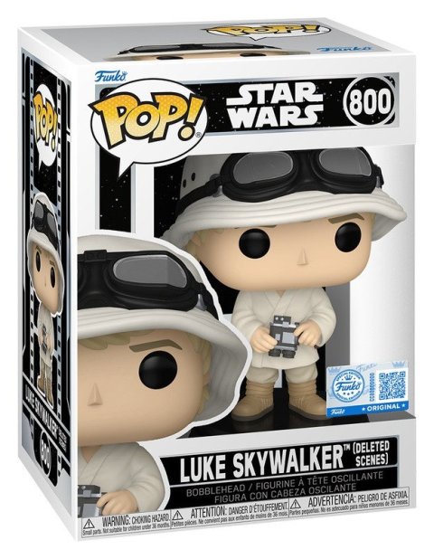 -: Funko POP: Star Wars - Luke Skywalker (Deleted Scenes) #800