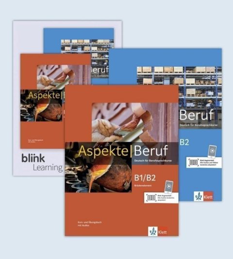 Koithan Ute: Aspekte Beruf B1/B2 Brück. und B2 - Kurs./Übungsbuch PAKET + BlinkLearning 