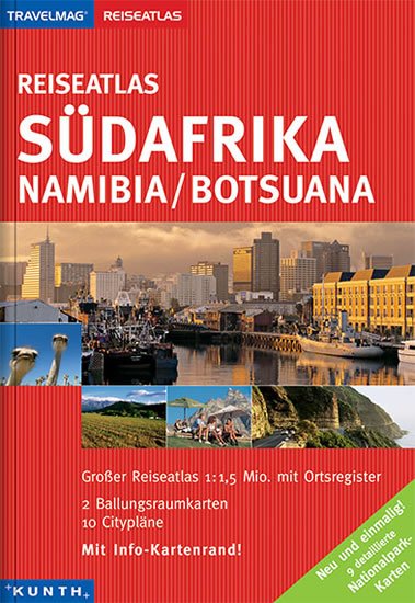 neuveden: Jižní Afrika, Namíbie, Botswana atlas V