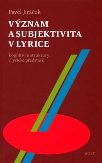Jiráček Pavel: Význam a subjektivita v lyrice