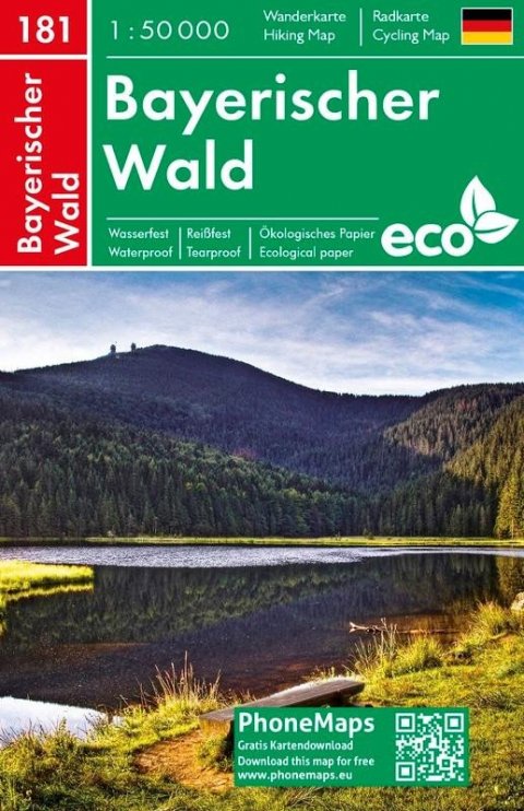 neuveden: PMG 181 Bayerischer Wald 1:50 000