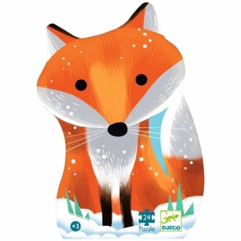 neuveden: DJECO Puzzle malá liška Ginger - 24 pcs