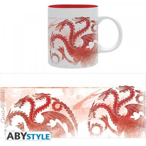 neuveden: Game of Thrones Hrnek: Targaryen 320 ml