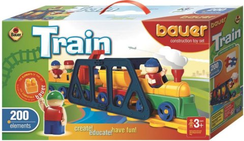neuveden: Stavebnice BAUER: Train Vláčky 200 dílů neuveden: Stavebnice BAUER: Train Vláčky 200 dílů