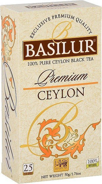neuveden: BASILUR Premium Ceylon nepřebal 25x2g