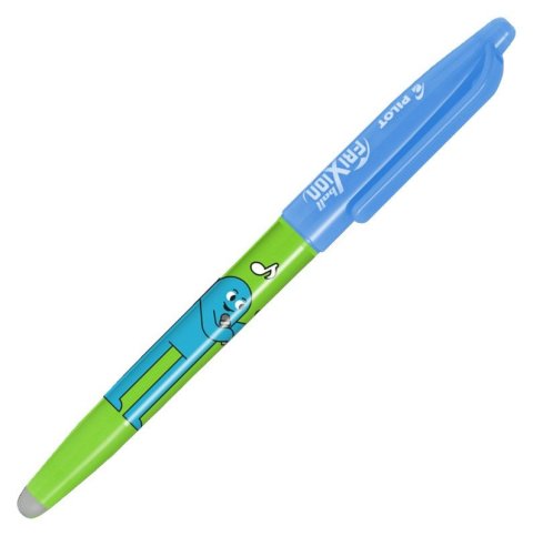 : Roller FriXion Ball 07, Friends Ltd., R,  nebeská modř, modrý inkoust, MUSI