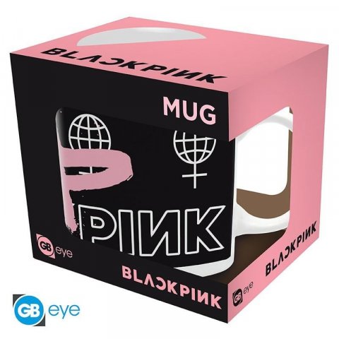 neuveden: Black Pink Keramický hrnek 320 ml - Drip
