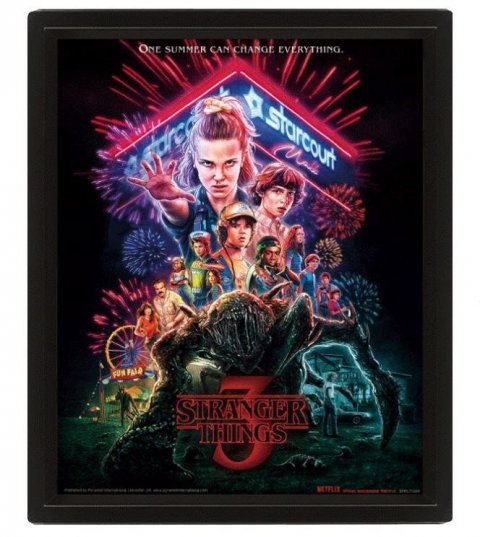 neuveden: Obraz 3D Stranger Things summer of 85