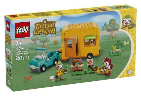 : LEGO® Animal Crossing™ Leif, karavan a zahradnictví 77054