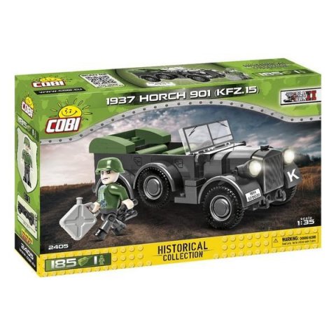 neuveden: Stavebnice COBI 1937 Horch 901 Kfz. 15, 1:35, 185 kostek, 1 f