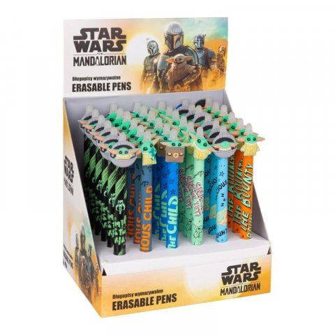 neuveden: Gumovatelné pero Madalorian Baby Yoda - mix motivů